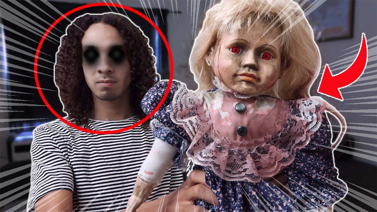 *SCARY* I GOT POSSESSED BY THIS EVIL HAUNTED DOLL AT 3 AM!! (WHO