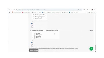 NPTEL Compiler Design Assignment 1 Solution  2025