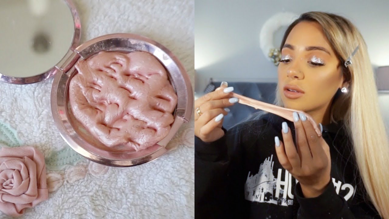 testing DIY highlighter slime