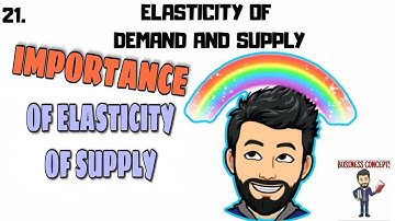 Importance Of Elasticity Of Supply