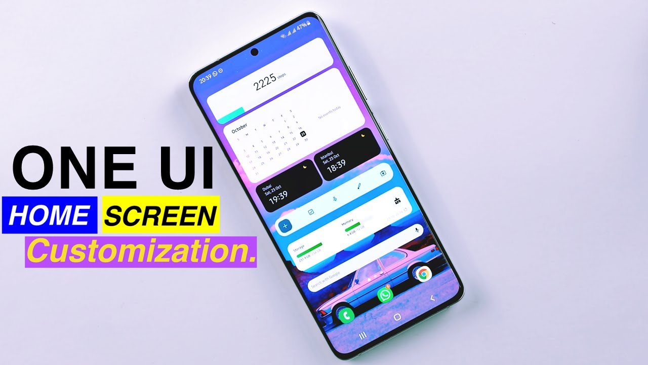 Customize Home Screen On Samsung One UI 2021 YouTube
