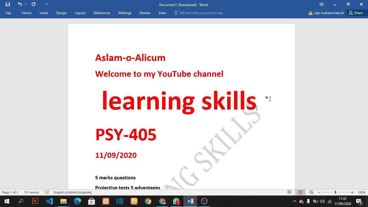 PSY 405 latest final term paper today | latest paper PSY 405  spring  11/09/2020 | 