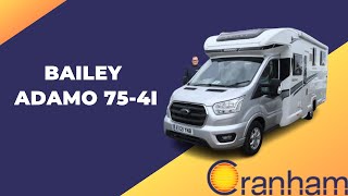 2021 Bailey Adamo 75-4i Personal Walk-around | Cranham Leisuresales Ltd