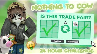 Trading from NOTHING to a COW in 24 HOURS!