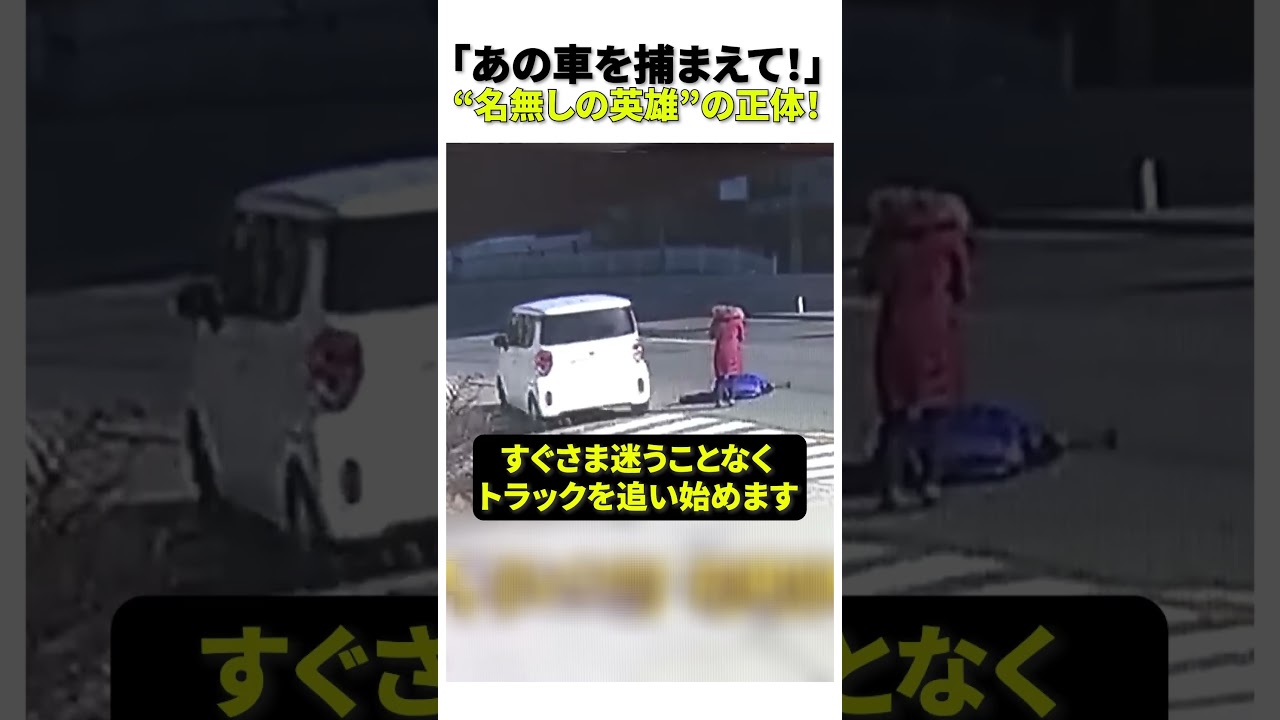 【驚愕】おばあさんを轢いて加速バックした青いトラック。絶体絶命の瞬間、追撃を開始した“白い車”が起こした衝撃の結末!