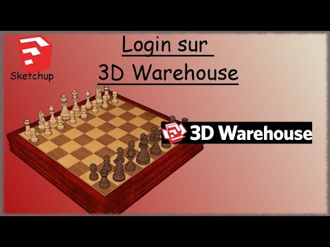 Sketchup - 40 - Login sur 3DWarehouse