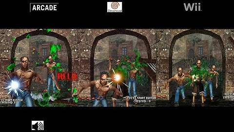 House of the Dead 2 Stage 1 Arcade VS Dreamcast VS WII Console VS Console