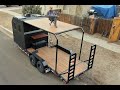 SECOND STORY DECK on a CAMPER?? What?! Crawler Hauler/Bugout Camper Build