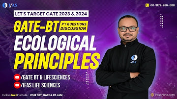 Previous year Questions on Ecological Principles | GATE Exam 2023