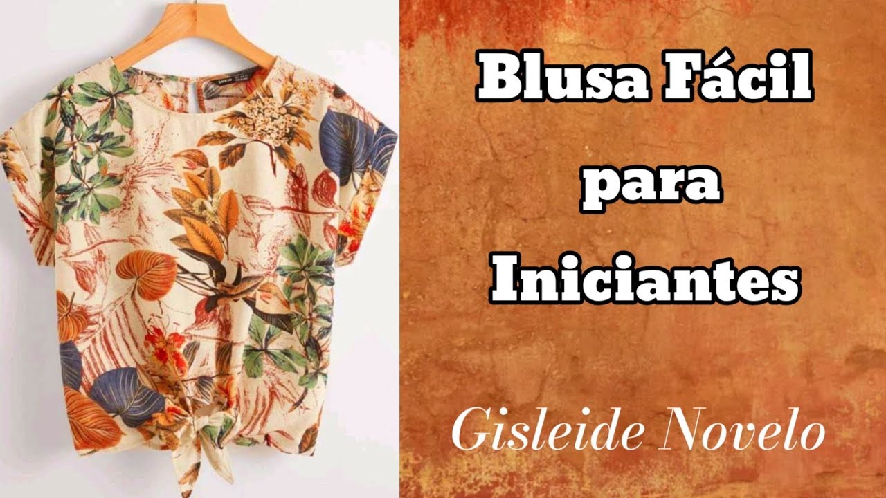 DIY Como fazer Blusa Fácil Manga Japonesa com Amarração_Costura fácil passo a passo Gisleide Novelo