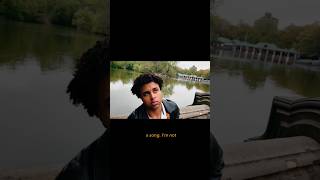 writing a song at Central Park, and looking for NYorker on the street to read the lyrics I wrote…