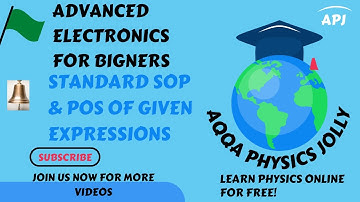 How we can make standard sop and pos of given expressions of digital electronics? explained in Hindi