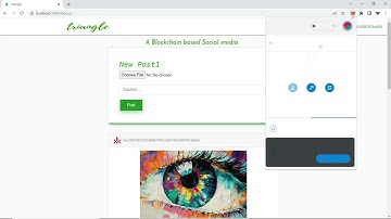 Blockchain Project | Blockchain Based Social Media | Ethereum