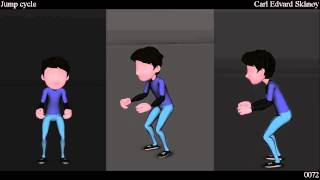 Character animation - Jump cycle