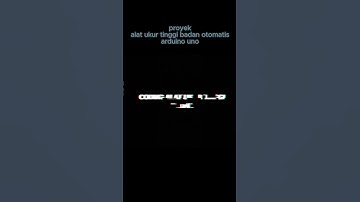 proyek arduino alat ukur tinggi badan arduino uno #arduinouno #electronics