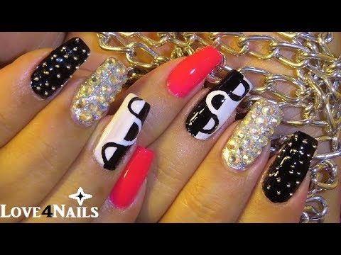Decoracion De Unas Modernas Paso A Paso Youtube