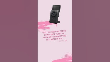 Did You Know? The Canon Powershot V10 Captures Epic Slow-Motion Videos! ❤️#canonpowershotv10