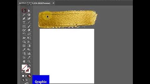 create golden brush in illustrator