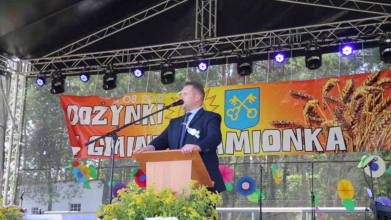 Wojewoda Czarnek na dożynkach w Kamionce