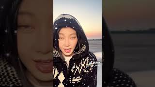 에스파 지젤 손민수템 더오픈프로덕트 OPEN YY 니트 재킷 GISELLE AESPA