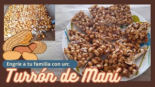 Receta fácil de Turrón de maní