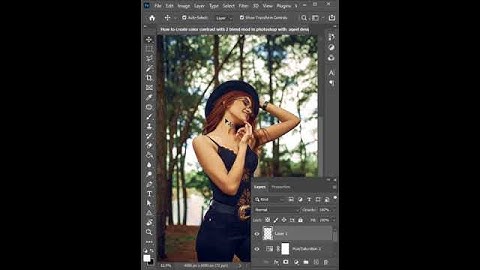 How to create cinematic color contrast with 2 blend modes in photoshop with aqeel designo