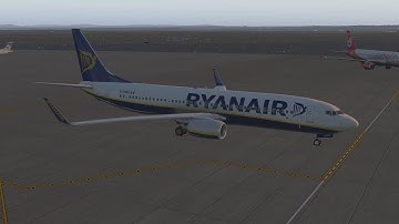 X-Plane 11 | Boeing 737-800 Takeoff from Rome-LIRF | ZIBO MOD