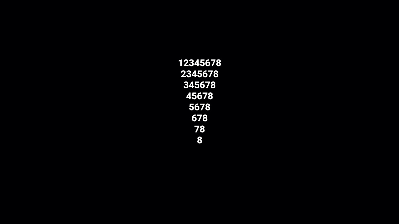 12345678 Challenge. - YouTube