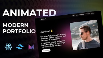 Awesome Animated Portfolio Website | React Js Project | Framer Motion, Tailwind