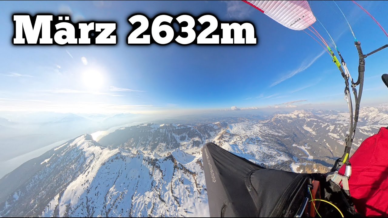 März Thermikflug mit Neuem Schirm Niviuk Ikuma 3