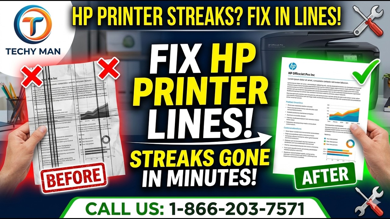 FIXED: HP Printer Printing Lines or Streaks (Easy Step-by-Step Guide ...