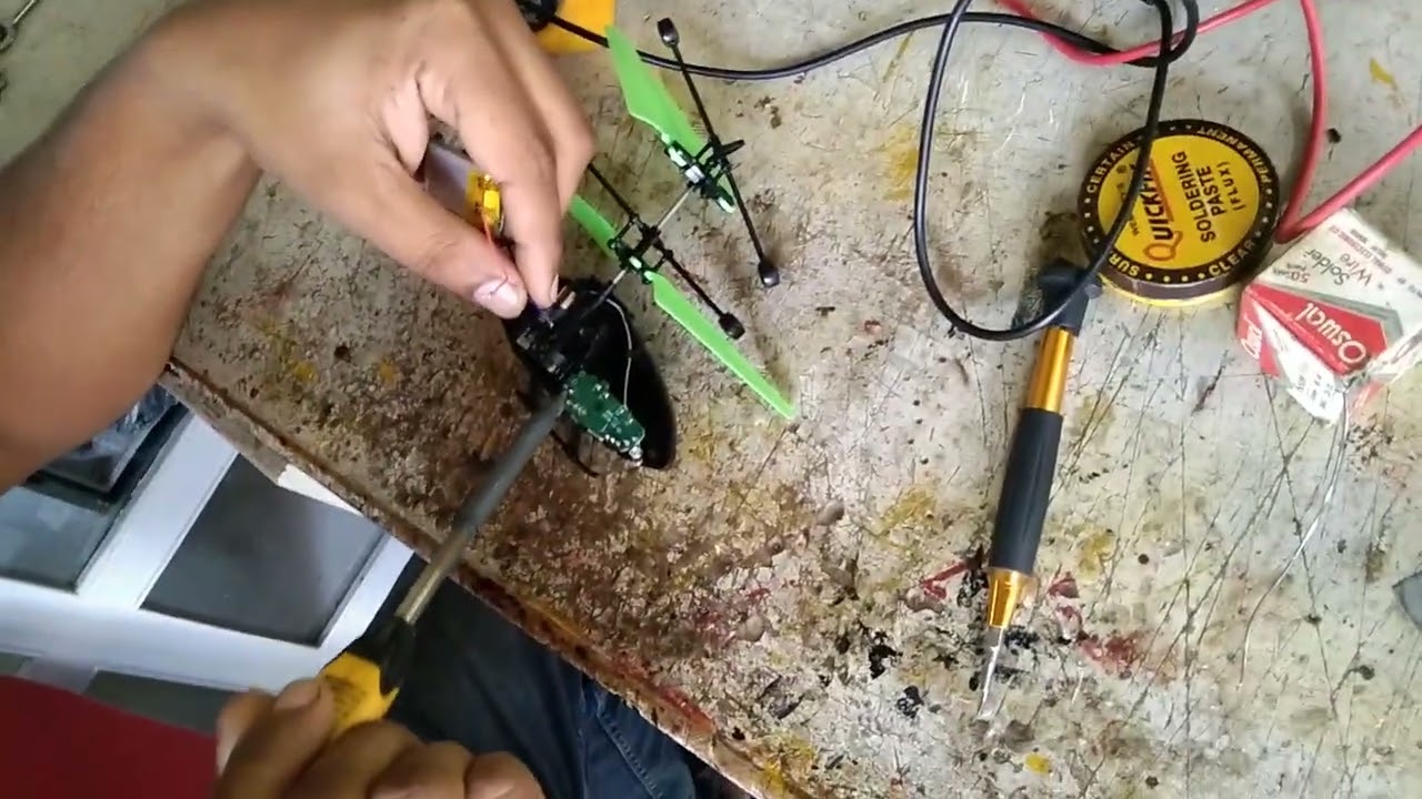 How to repair your remote control helicopter battery | Babu Tech