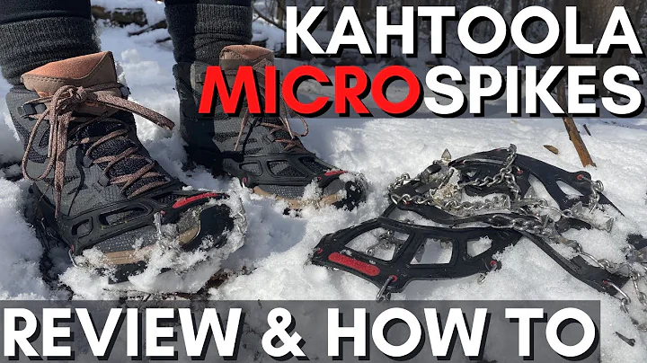 Kahtoola MICROspikes Review #tractioninthesnow #microspikes #snowshoes