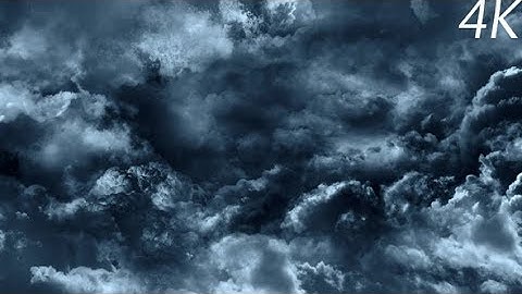 Flying Through Abstract Dark Clouds to Big Moon | Videohive Project Templates