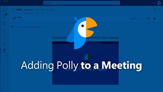Add Polly to Teams Meetings