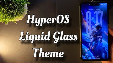 HyperOS Liquid Glass Ui Theme For Any Xiaomi Devices | Liquid Glass | #hyperos #liquidglass 