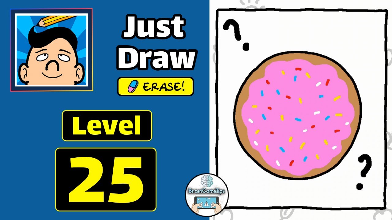 Just Draw - Erase Level 25 Answer