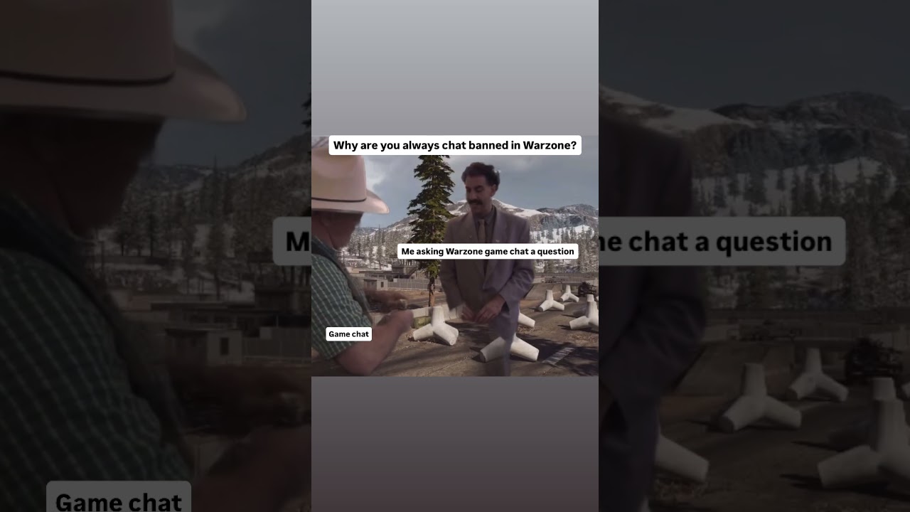 Playing Call Of Duty Warzone Verdansk and you wanna ask the game chat an important question. 🤣😭💀
