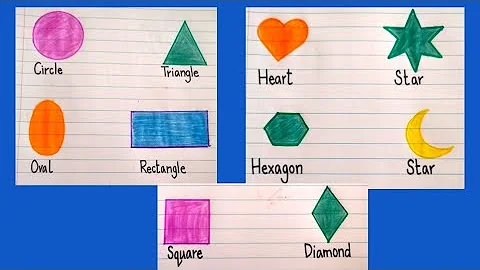 shapes name and drawing|10 shapes name
