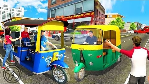 Modern Tuk Tuk Auto Rickshaw Driver Simulator - Multiplayer Rickshaw Driving  Gameplay 🛺🚦  It