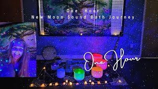 One Hour New Moon Sound Bath Journey ~ no ads