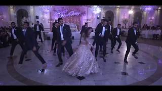 Surprise Bride &amp; Groomsmen Hip Hop Dance for Groom Indian Wedding | Run This Town Tonight