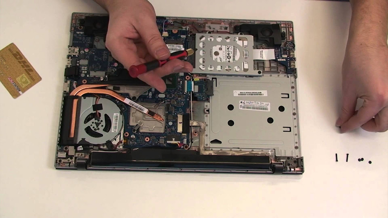 New Lenovo IdeaPad Z500 Gehäuse öffnen und Festplatte / Arbeitsspeicher aufrüsten ►►notebooksbilliger.de