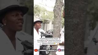 King68Thegreat Meets Speed For The First Time In Miami, Speed Looks Surprised And Glazing Too