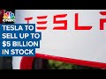 Tesla to raise up to $5 billion in share offering