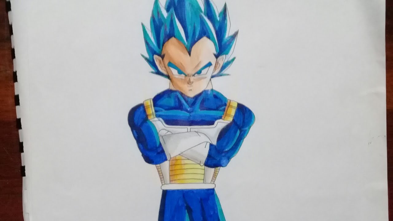 Vegeta SSJ BLUE - Desenho de wagnerkof - Gartic