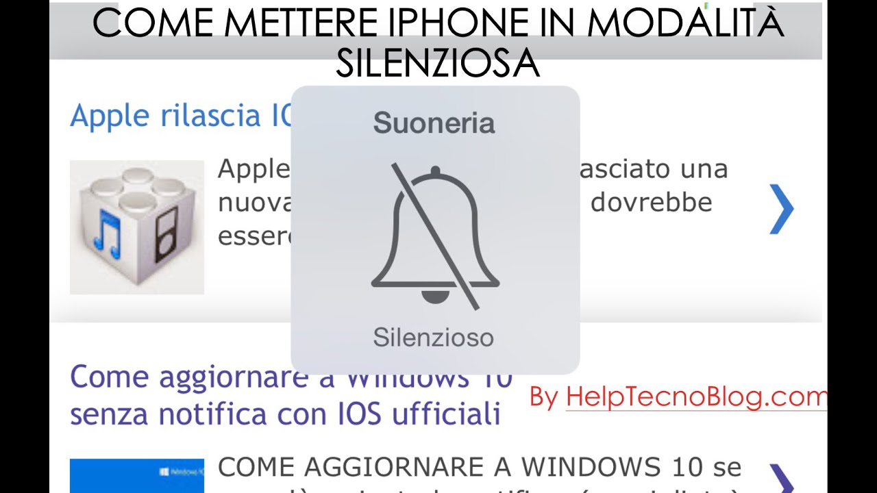 Guida Come mettere il nostro iPhone in modalità