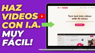 Cómo Hacer Videos de YouTube usando Inteligencia Artificial, Método Nuevo!