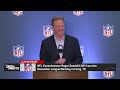 Commissioner Roger Goodell Press Conference following December League Meeting in Irving, Texas