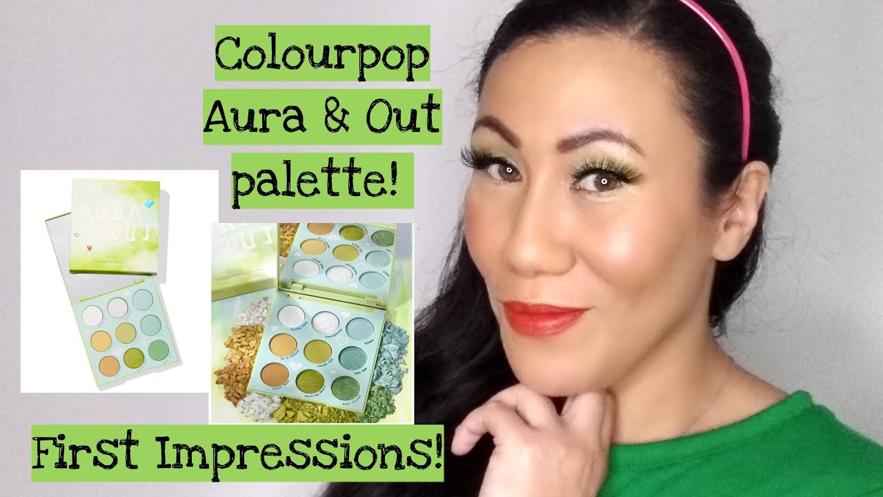 Colourpop Aura & Out Palette // Swatches and First Impressions!!